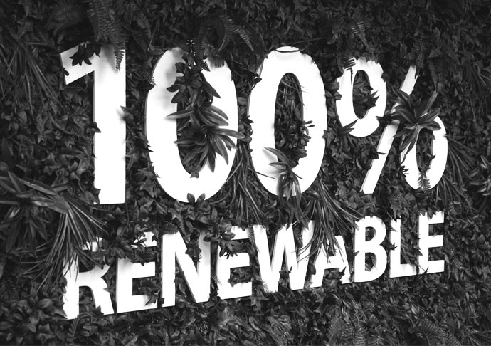 100% renewable